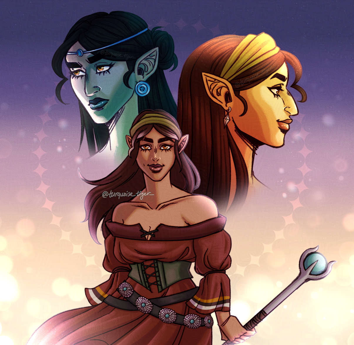 "Grey Warden" - personal art, 2025