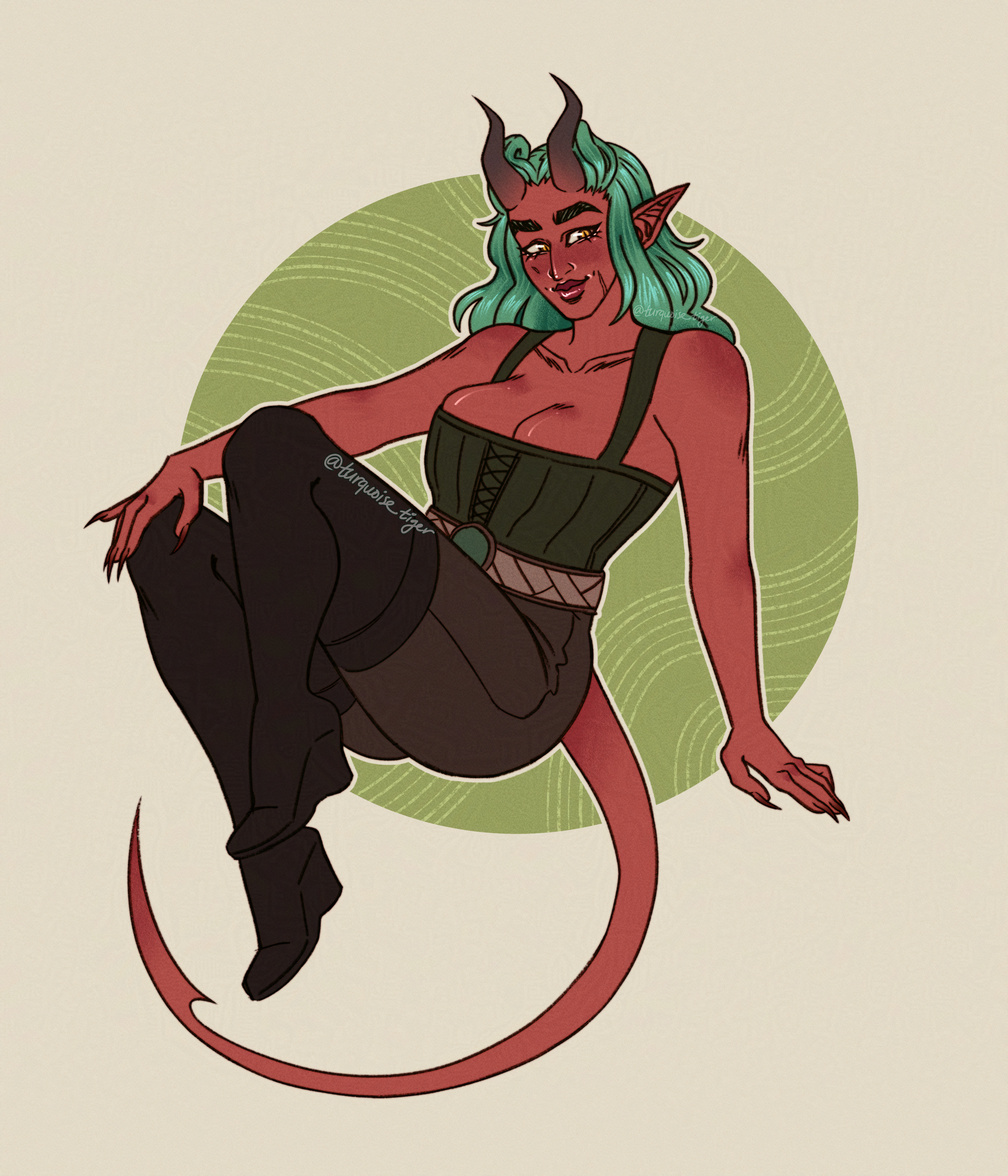 "Qilara" - personal art, 2025